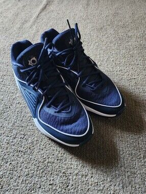 Nike Navy and White KD 16 XVI TB Men's Basketball Sneakers
